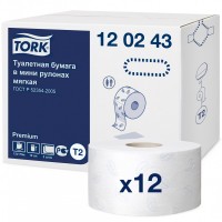 Tork туалетная бумага в мини-рулонах мягкая - service-uborka.ru