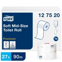 Tork туалетная бумага Mid-size в миди-рулонах мягкая - service-uborka.ru
