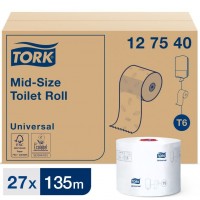 Tork туалетная бумага Mid-size в миди-рулонах - service-uborka.ru